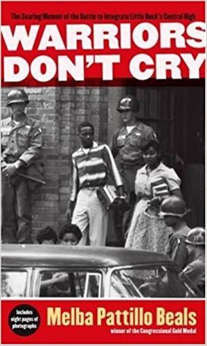 Book cover with black and white photo of black students being escorted by police